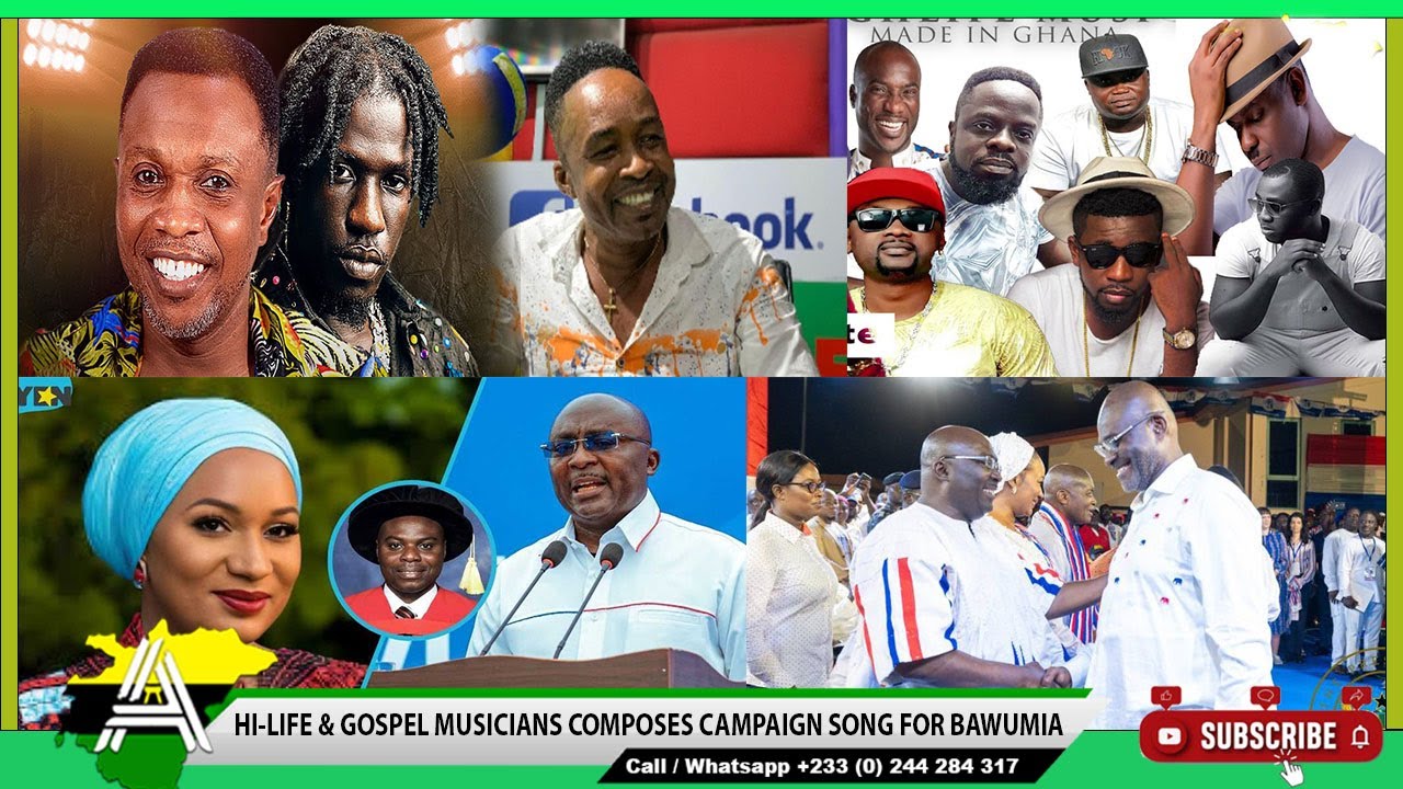 “Last Hour” Great Musicians Storm Live TV Show, Ended Kens Campaign With Campaign Song For Bawumia..