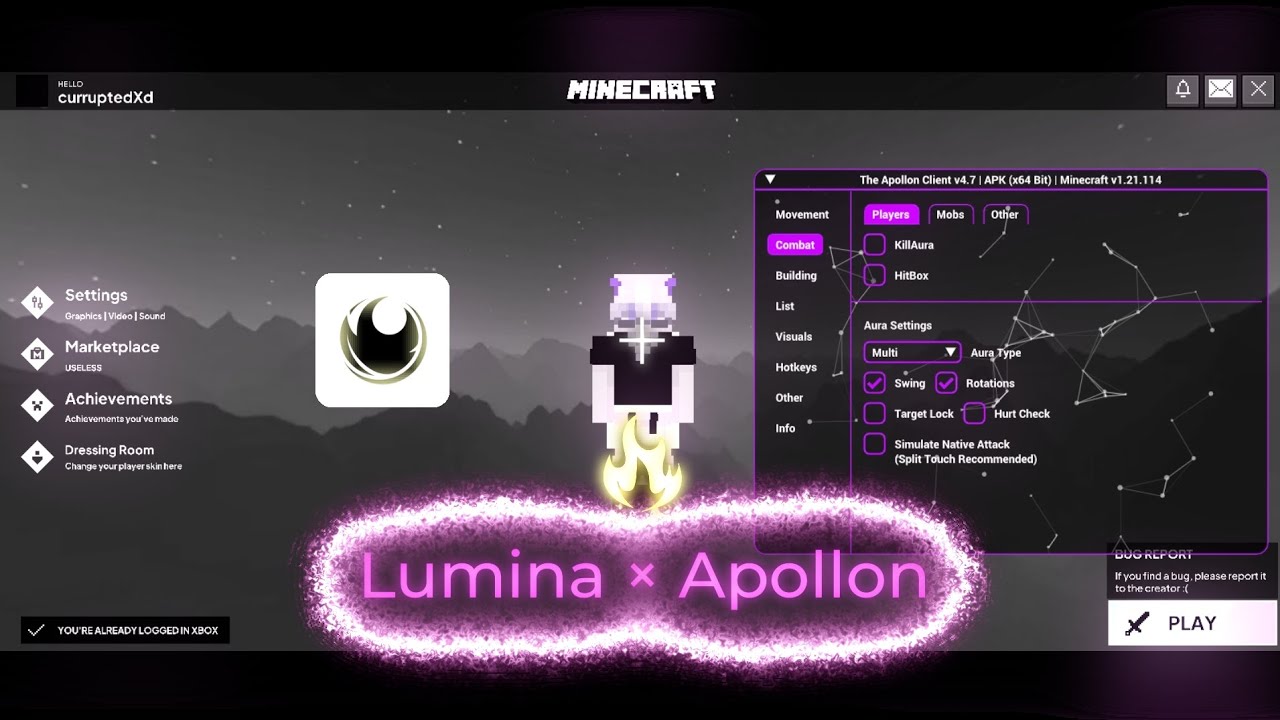 Lumina + Apollon | Anti-kick | 32 bit & 64 bit | Server bypass | CurruptedXD