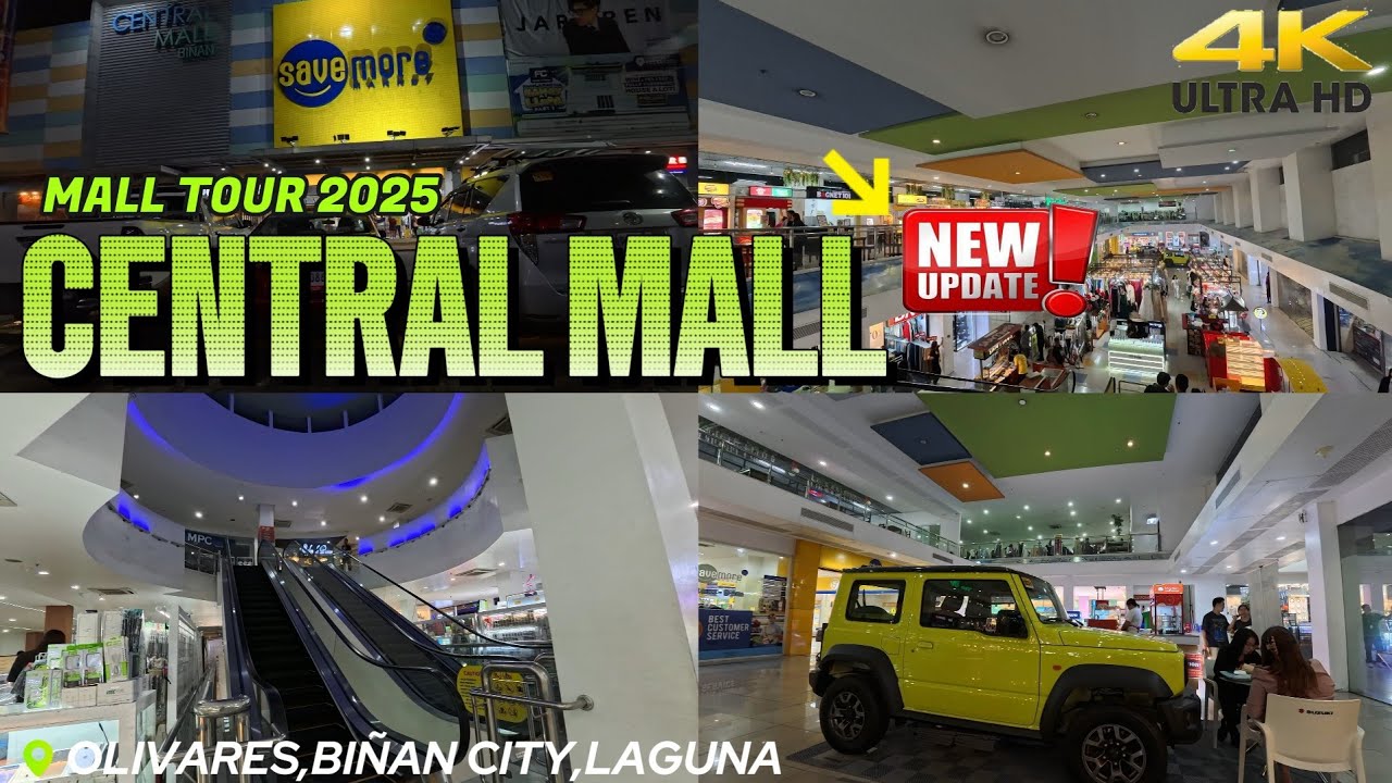 Laguna's Hottest Mall || Central Mall Biñan [4K Walk]