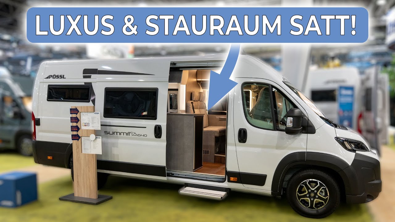 Längsbetten, Schwenkbad & viel Stauraum! - Pössl Summit Shine 640 | ab 58.998 €