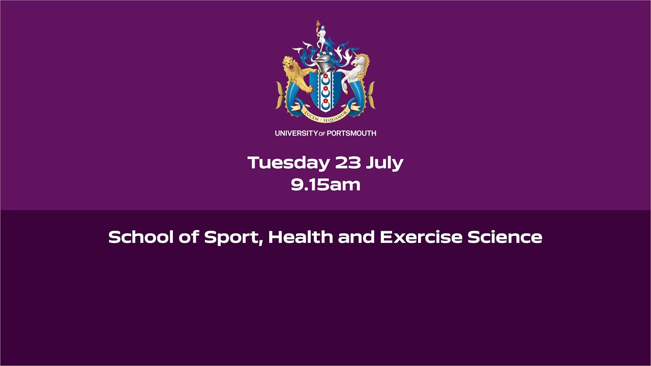 Graduation 2024 - School of Health and Exercise Science