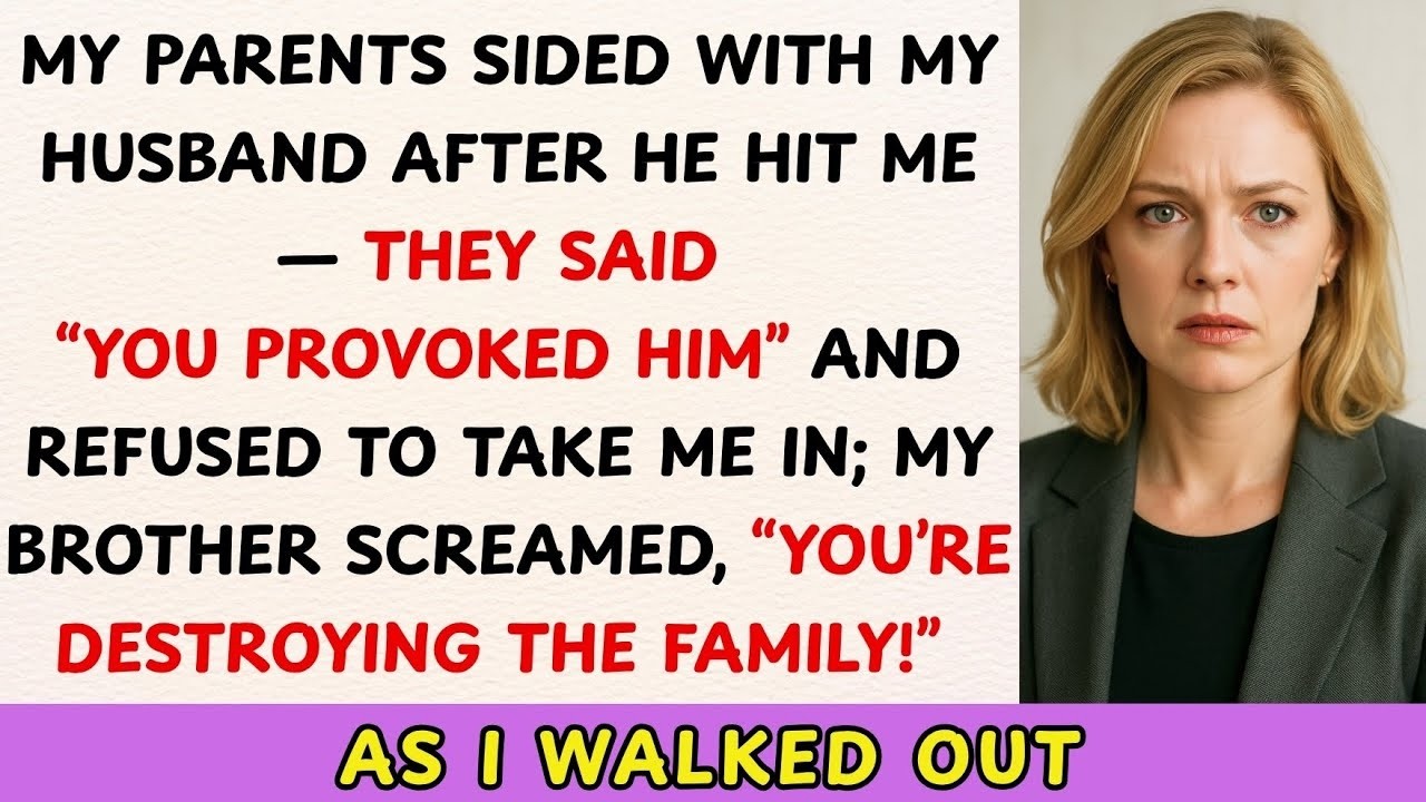 My Parents Sided With My Husband After He Hit Me — They Said “You Provoked Him” And Refused