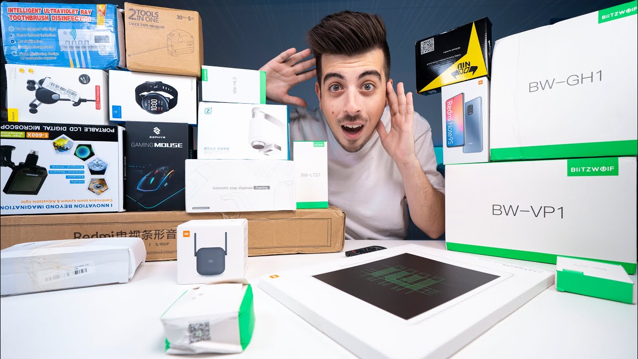 Os GADGETS CHINESES mais BRUTAIS de 2020 (Mega Unboxing) !!