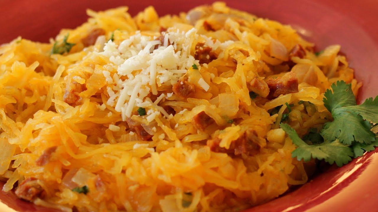 Spaghetti Squash --Spanish Style