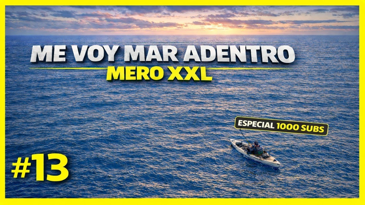 # 13 Me voy mar adentro en kayak a por un MERO XL | Kayak Fishing for Giant Grouper
