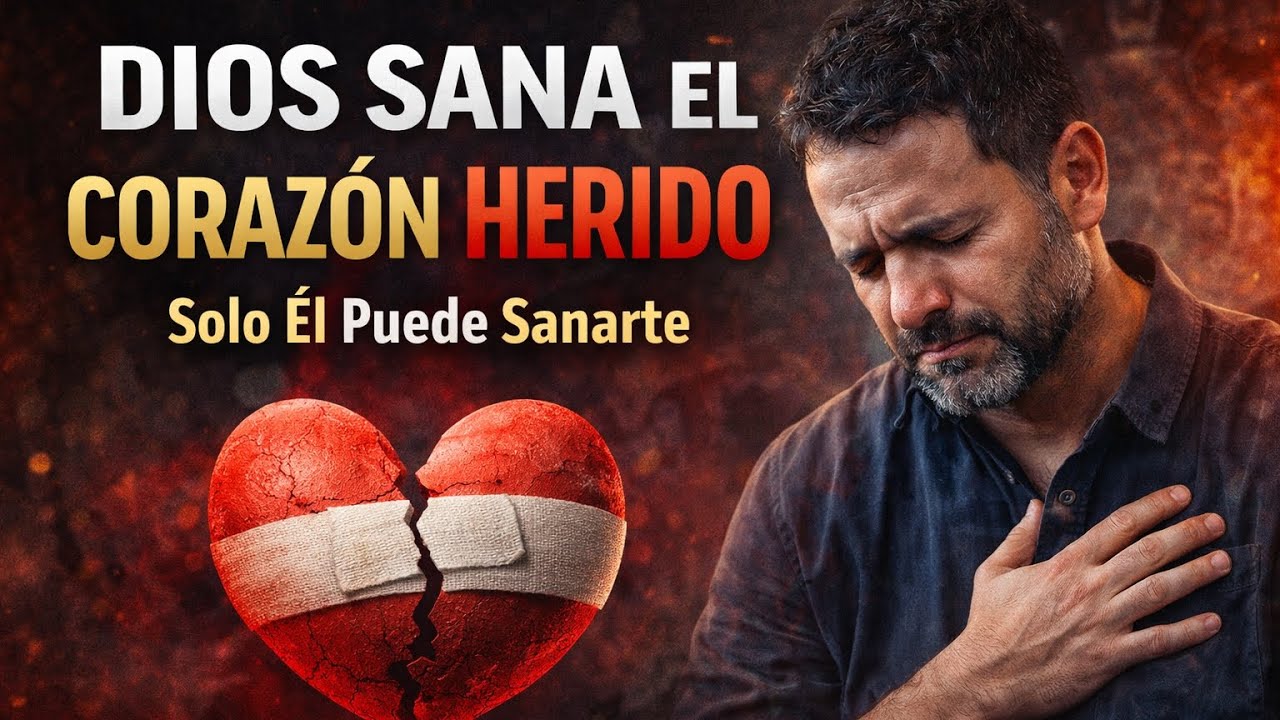 🔥 DIOS SANA EL CORAZÓN HERIDO | Solo Él Puede Restaurarte | 🔥 Devocional Poderoso
