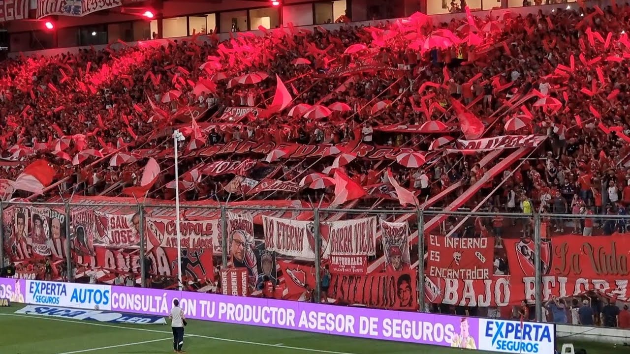 FIESTA EN EL LDA | Hinchada de Independiente vs. Boca
