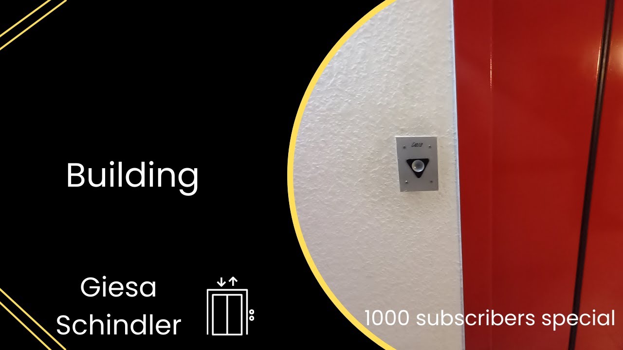 (1000 subscribers special) ORIGINAL & EPIC Giesa Schindler lifts - Building, Ourense, ES