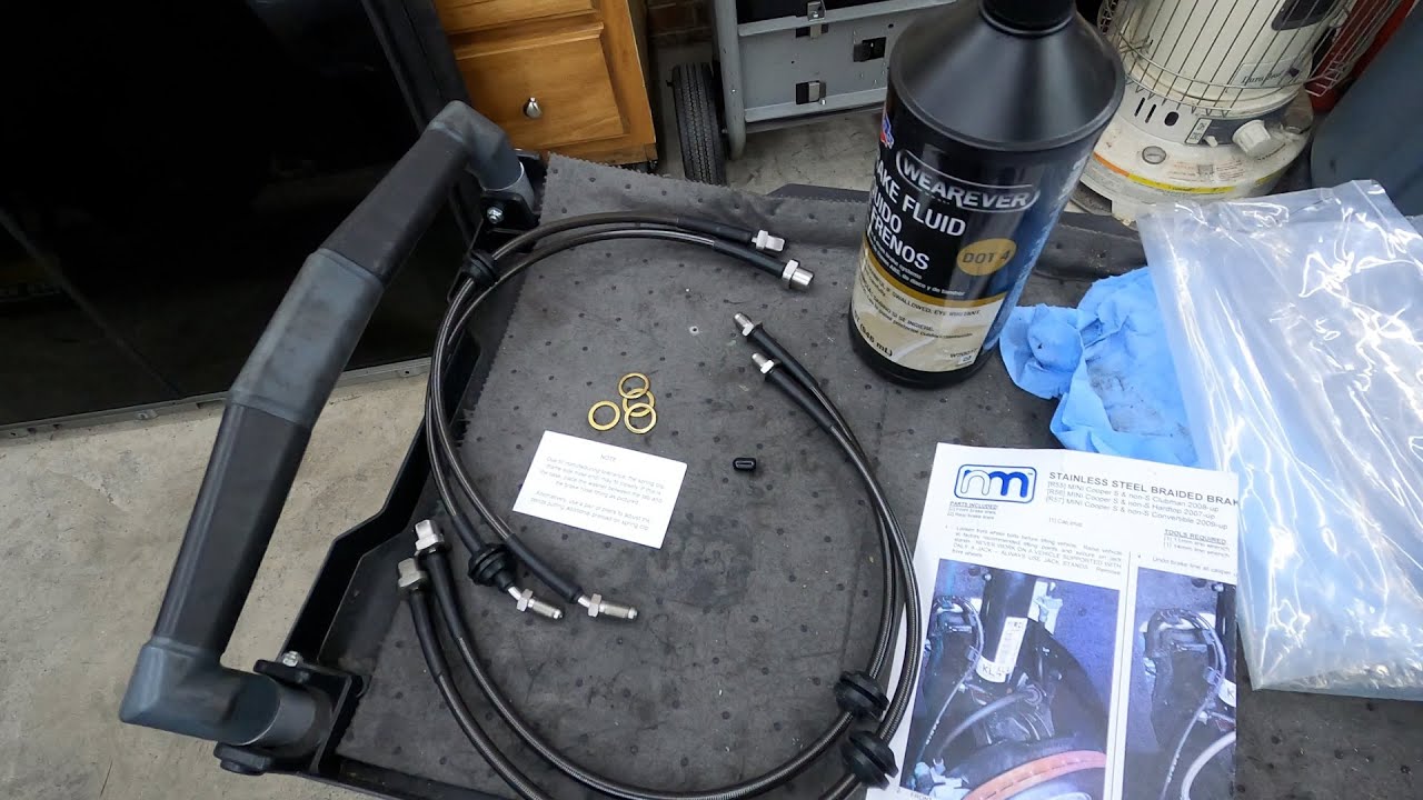 Mini Cooper S Stainless Brake Line Install |  Mini Maintenance and Mods Series