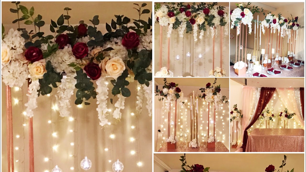 DIY- tall centerpiece DIY- tall taper candleholders Diy- Dowel Rod Centerpiece