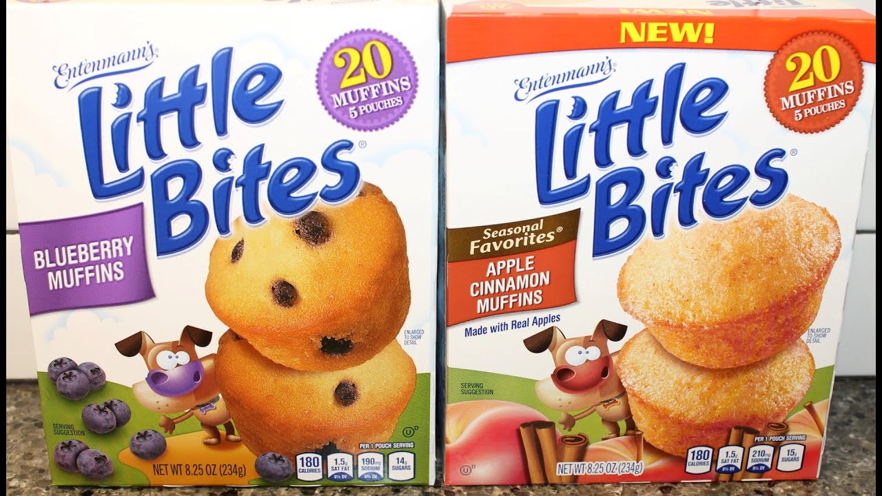 Обзор маффинов с яблоком, корицей и черникой от Entenmann's Little Bites