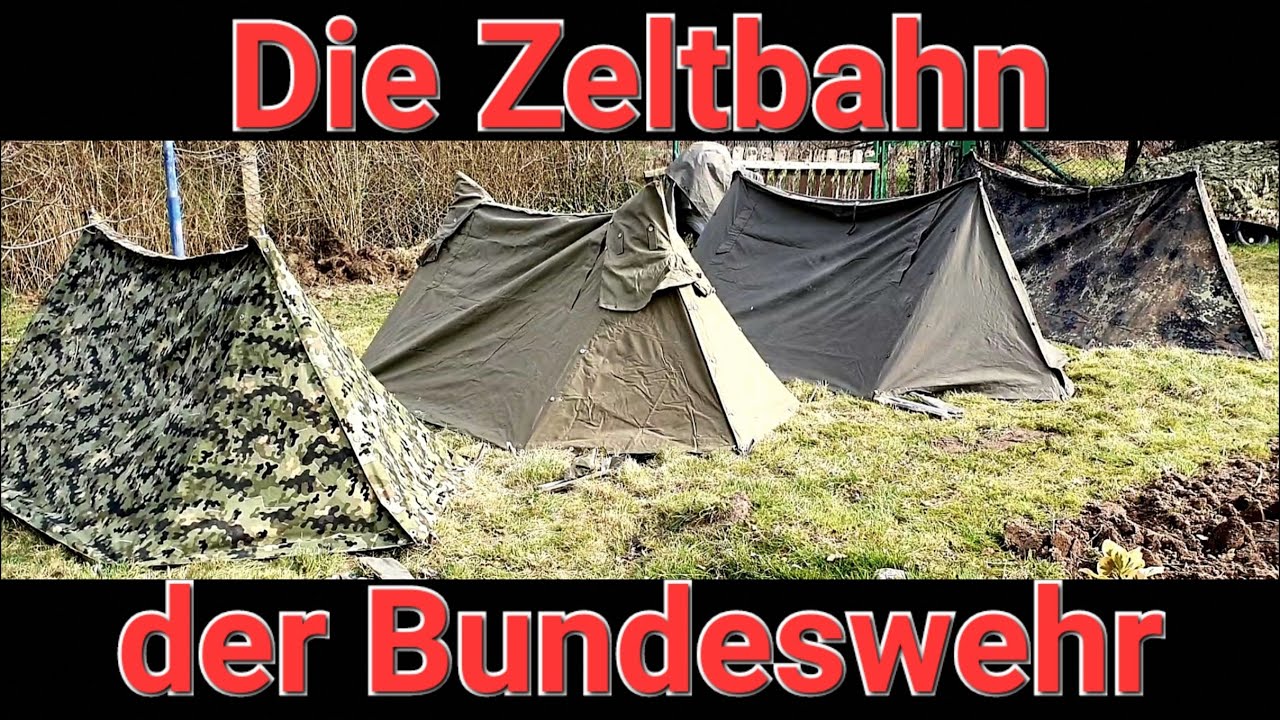 Die Zeltplane der Bundeswehr in Amöbentarn über Oliv bis Flecktarn (Teil 1). Outdoor Survival