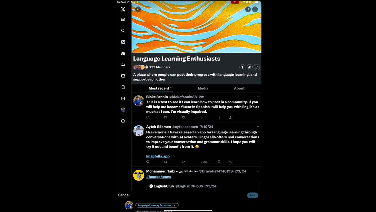 If you have x here is how to post to a community ￼