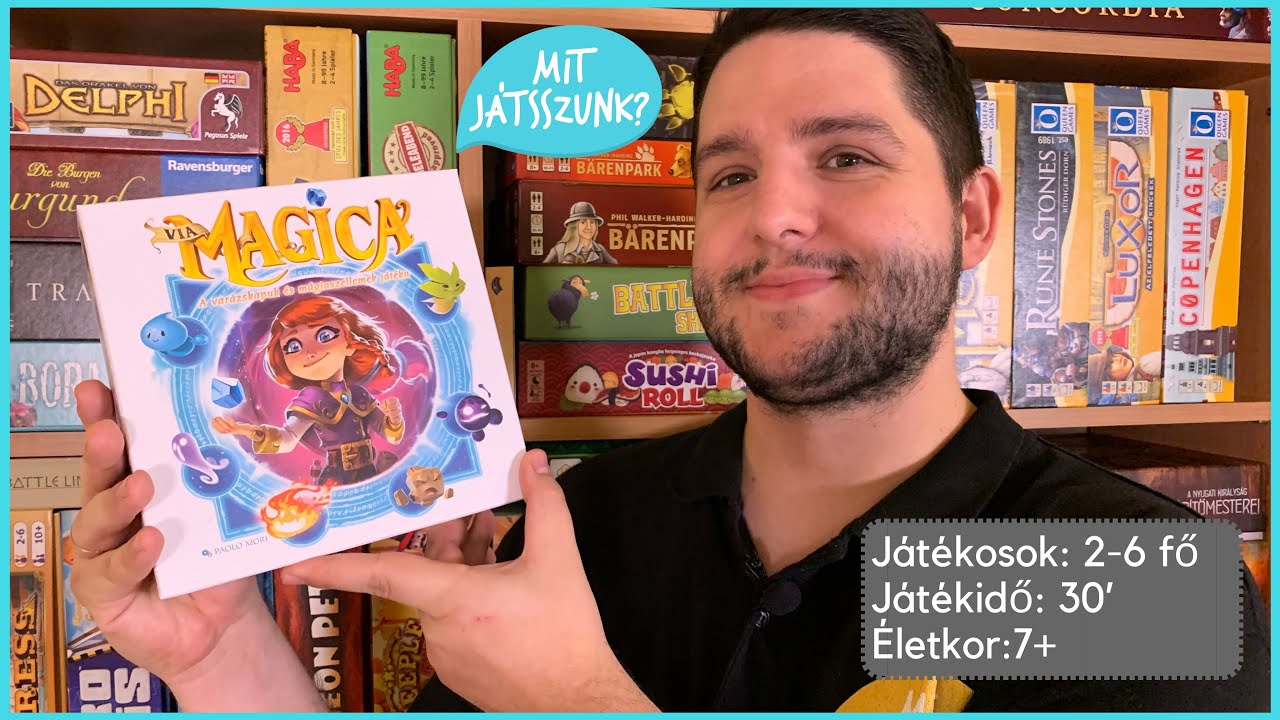 Via Magica Társasjáték Bemutató