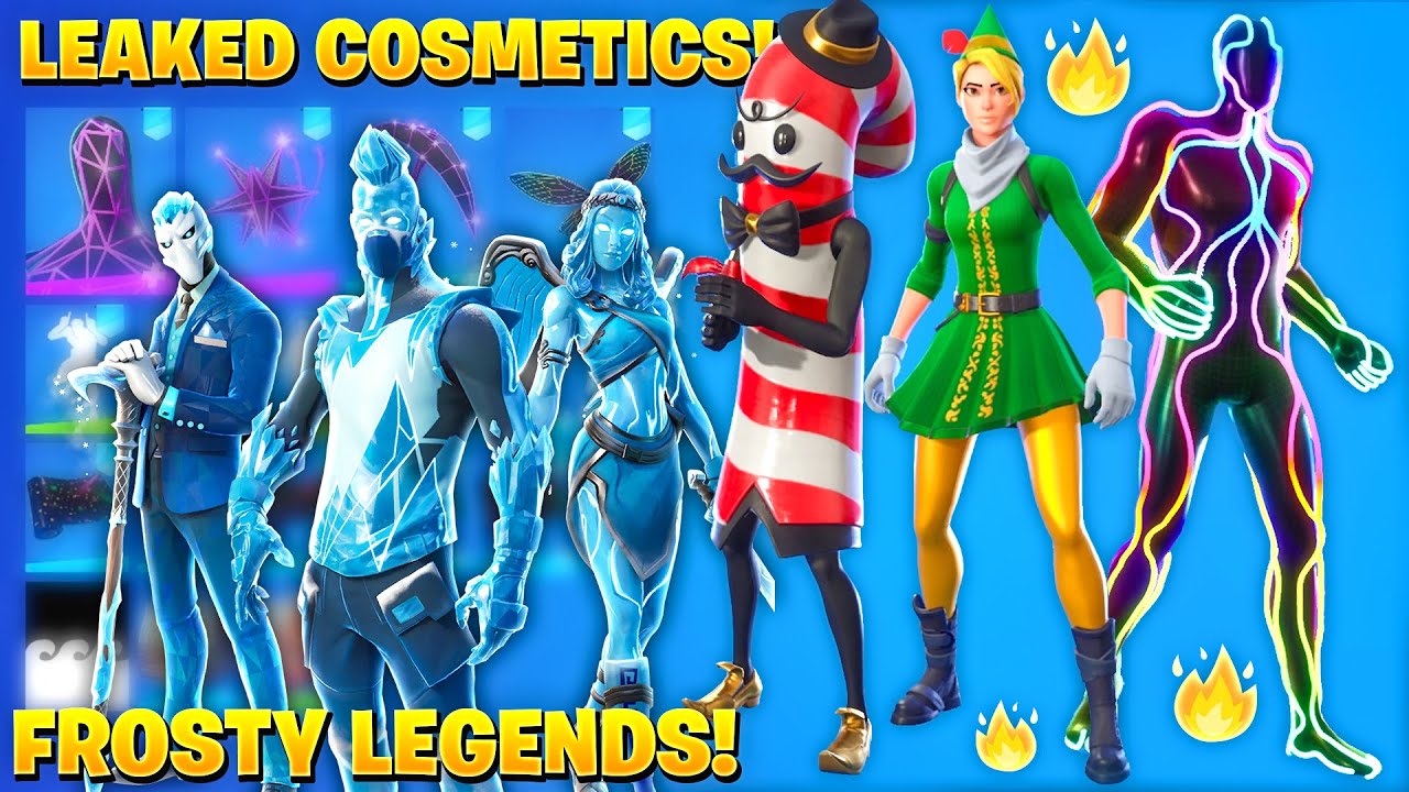 ALL NEW LEAKED SKINS & FREE REWARDS! *Frosty Legends* (Blinky, Snowbell, Mr. Dappermint)