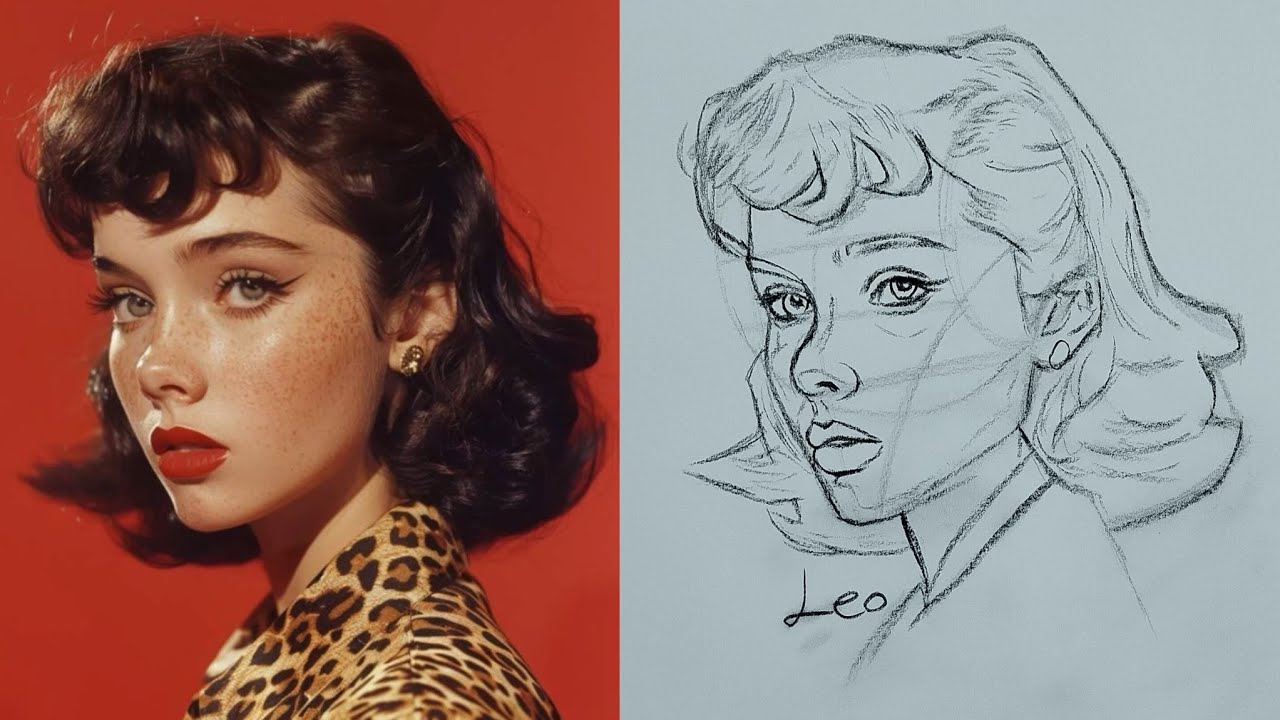Drawing Head with LOOMIS METHOD