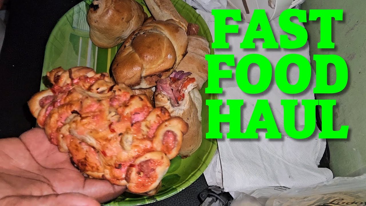 Fast Food Haul From My Local Supermarket Bakery