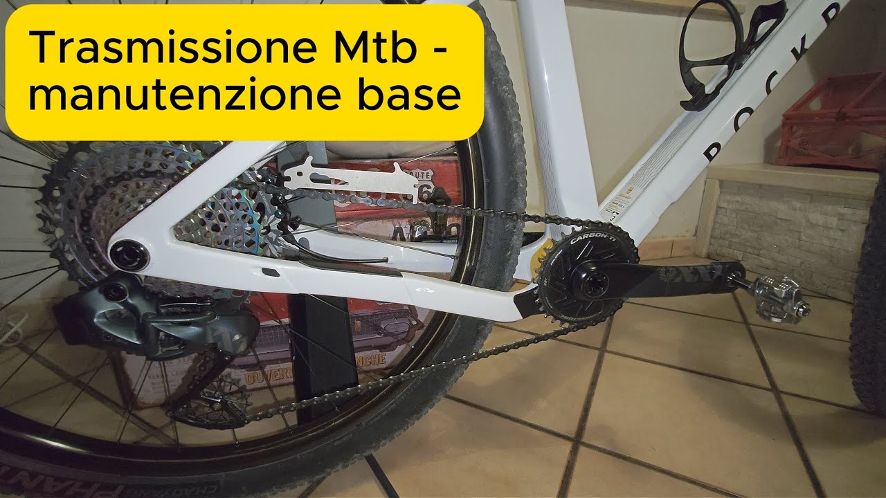 Pulizia base trasmissione Mtb