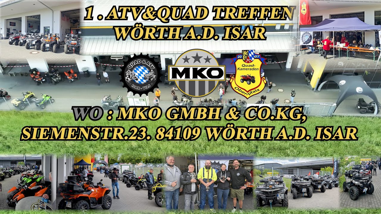 1. ATV&QUAD Treffen Wörth a.d. Isar bei MKO🏆🥇🥈🥉🎬🎥