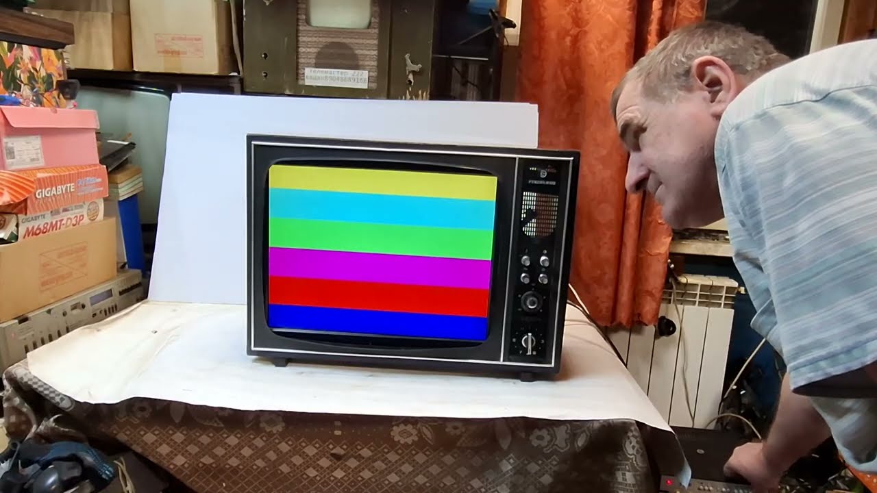 Модернизация чернобелого телевизора Рекорд ссср.