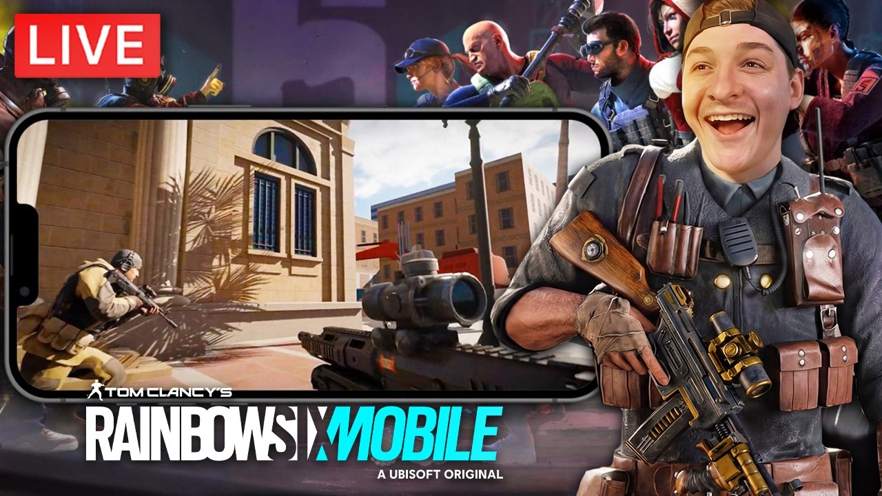 (vertical) RAINBOW SIX MOBILE GLOBAL LAUNCH! NEW FPS GAME! TOURNAMENT ON 3/6 #R6M #R6MTournament #Ad