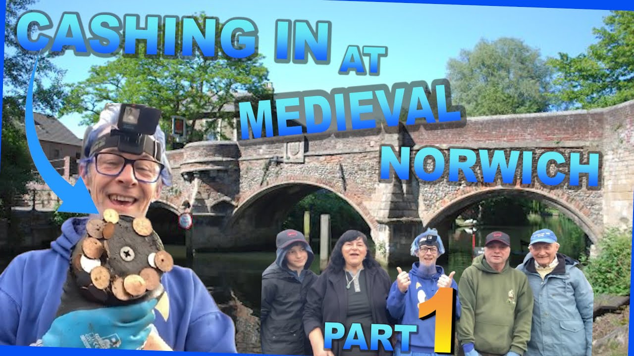 Medieval Magnet Fishing: Finding Coins and Curiosities in Norwich cleaning the waterways