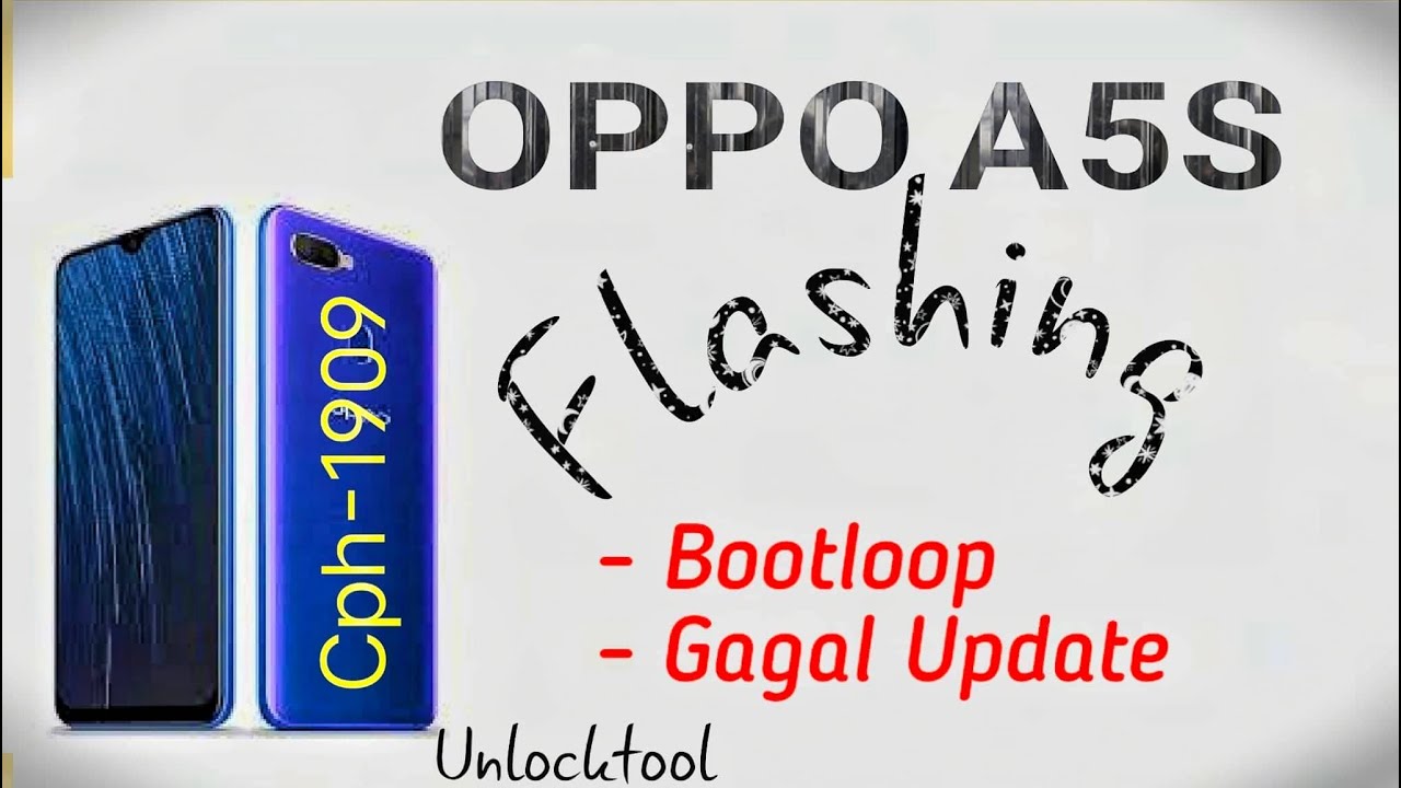 CPH1909 Oppo A5S  Cara Flashing / flash bootloop / gagal pembaruan #unlocktool #teknisihaohao