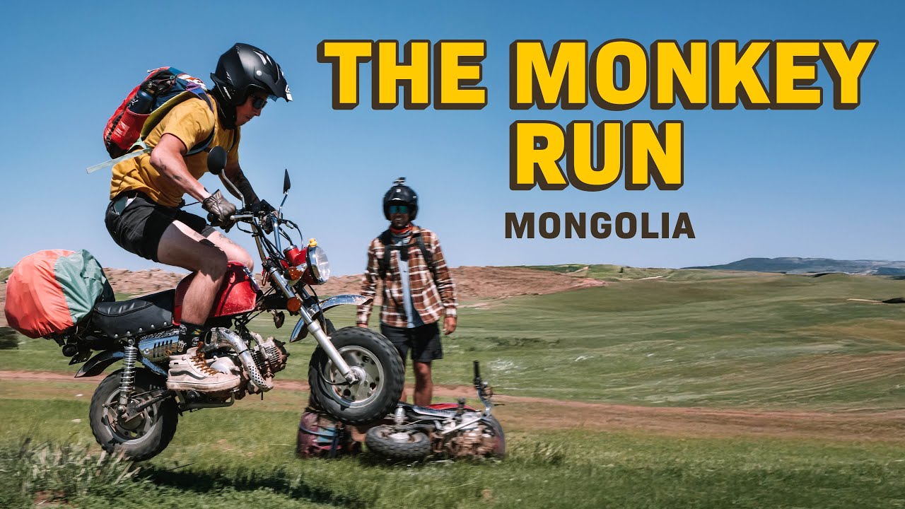 I Rode a Mini Motorcycle 1000km Across Mongolia
