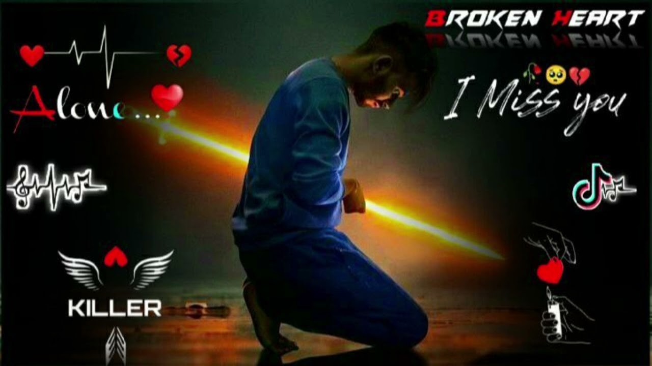 Broken heart love sad song 💔 slowed down lyrics by an music 🎵 offical music 