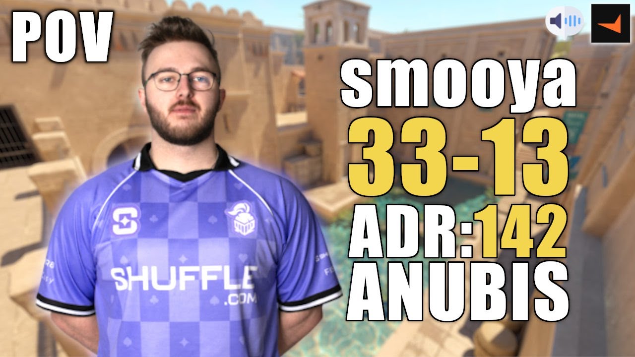 SMOOYA SMURFS ON NEW ANUBIS! | FACEIT POV CS