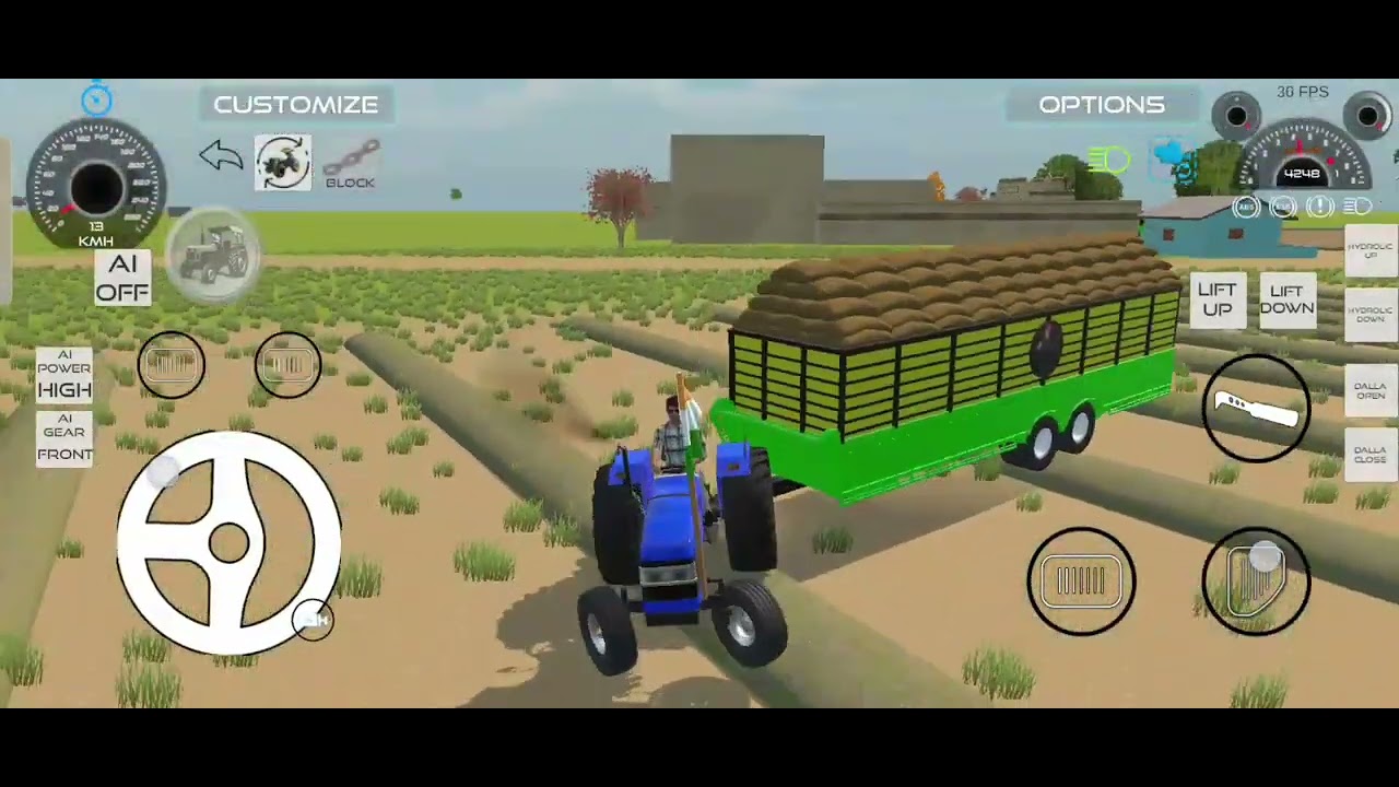 🔴Tractor 🚜🚜trolley tournament 