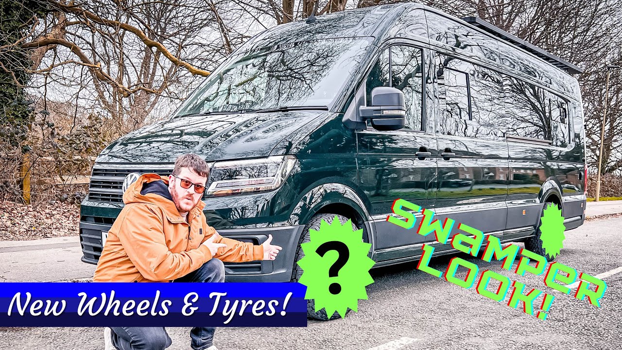 NEW WHEELS for our VW Crafter Camper Conversion | Swamper Look!!