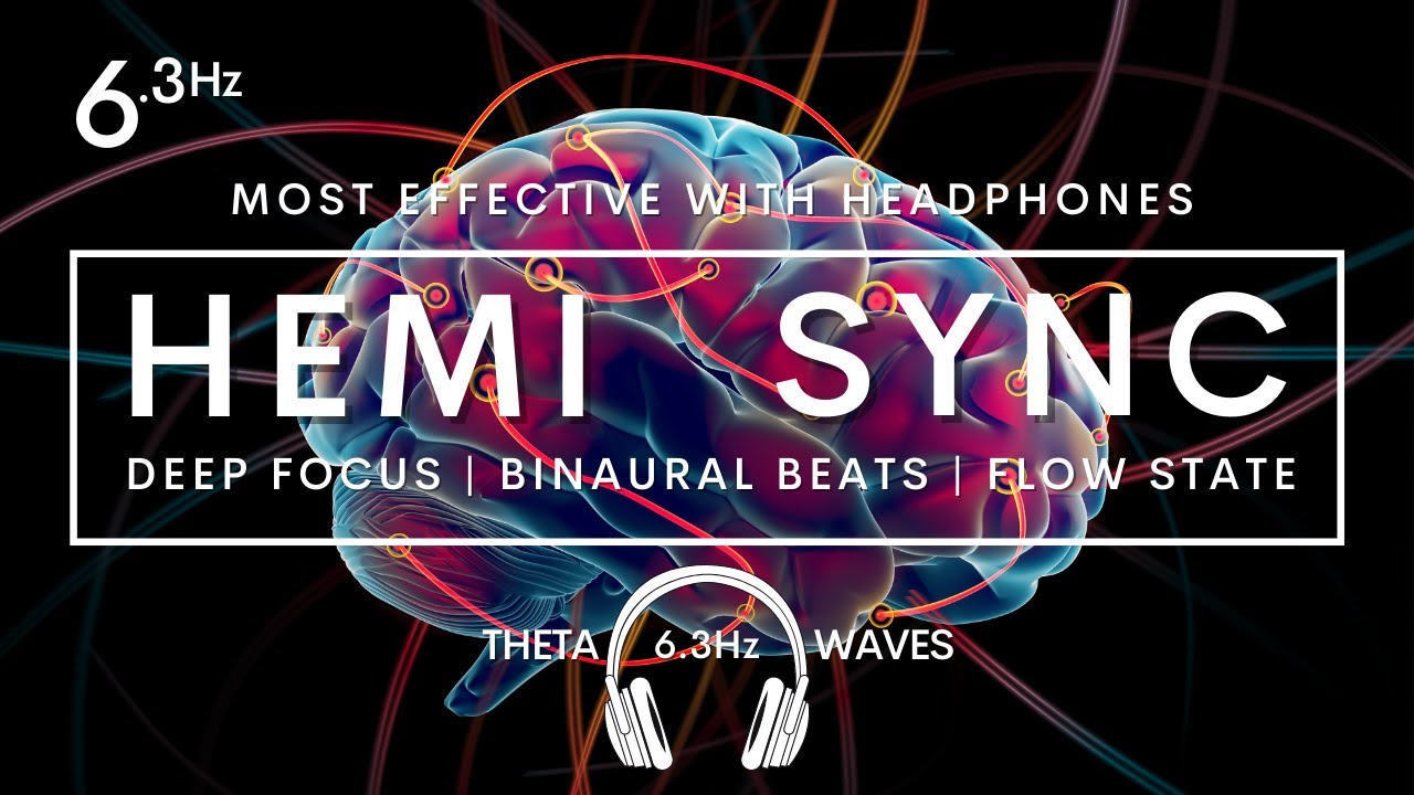 HEMI SYNC DEEP HEALING SESSION THETA 6.3HZ #flowstate #hemisync #6hz #binauralbeats
