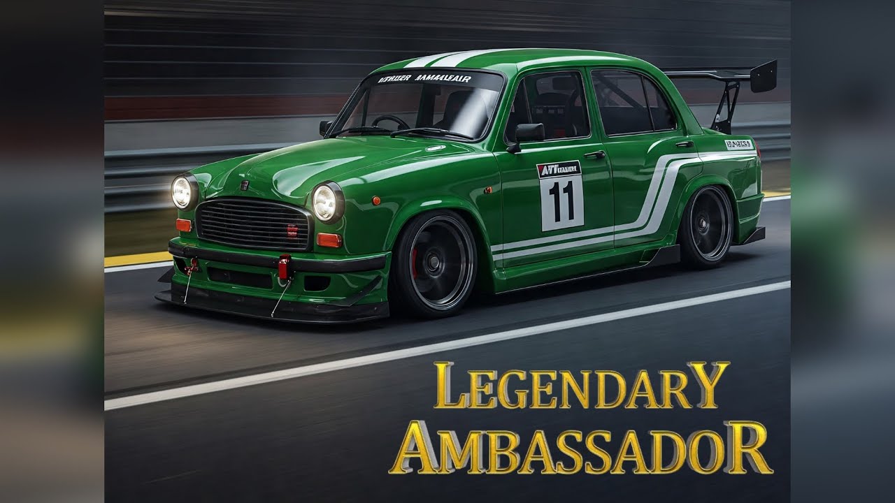 Modified HM Ambassador car: The King of Indian Roads Gets a Modern Twist!
