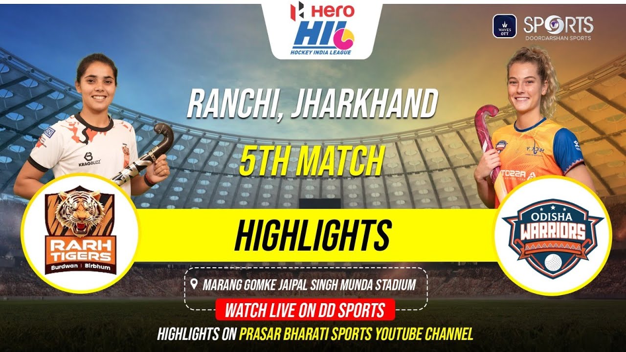 Highlights: Shrachi Rarh Bengal Tigers vs Odisha Warriors | Women's Hockey India League