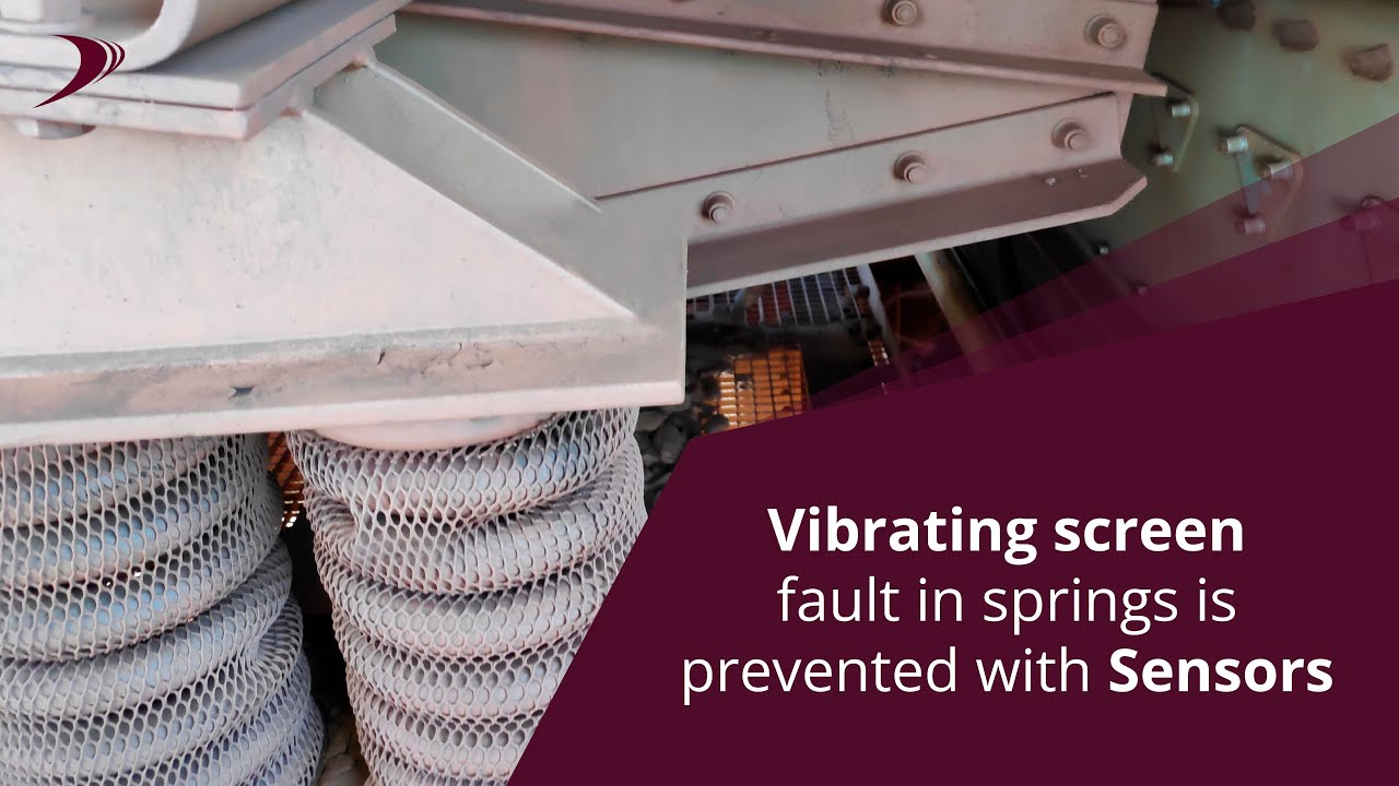 Success Case: Vibrating screen failure in springs is prevented with wireless sensors