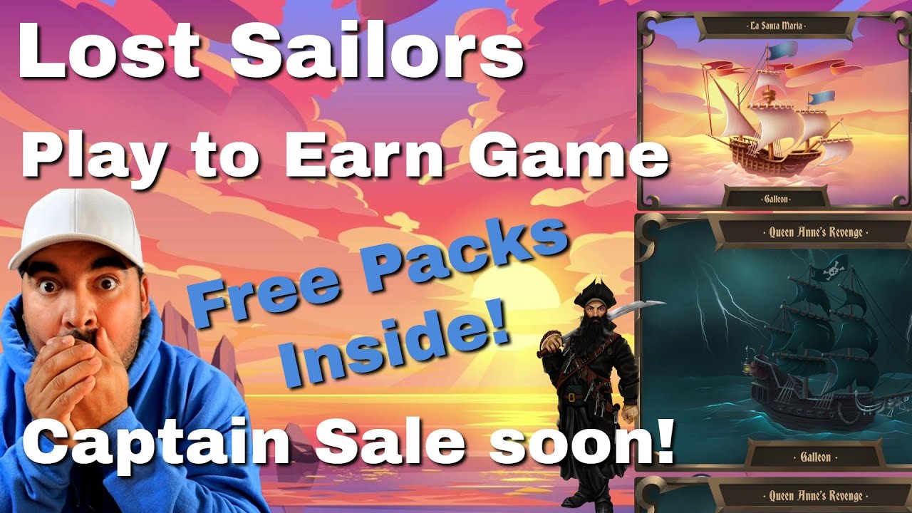 Lost sailors! Play to Earn on WAX. Game releasing soon..Free packs/whitelist inside.