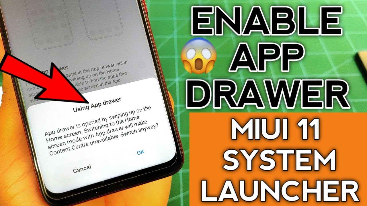 APP DRAWER with NEW MIUI 11 LAUNCHER | DOWNLOAD NOW | MIUI 11 APP DRAWER UPDATE