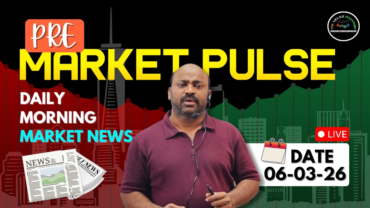 Pre Market Pulse Daily Morning Stock Market News (6 March 2026)#stockmarketnews #news #live