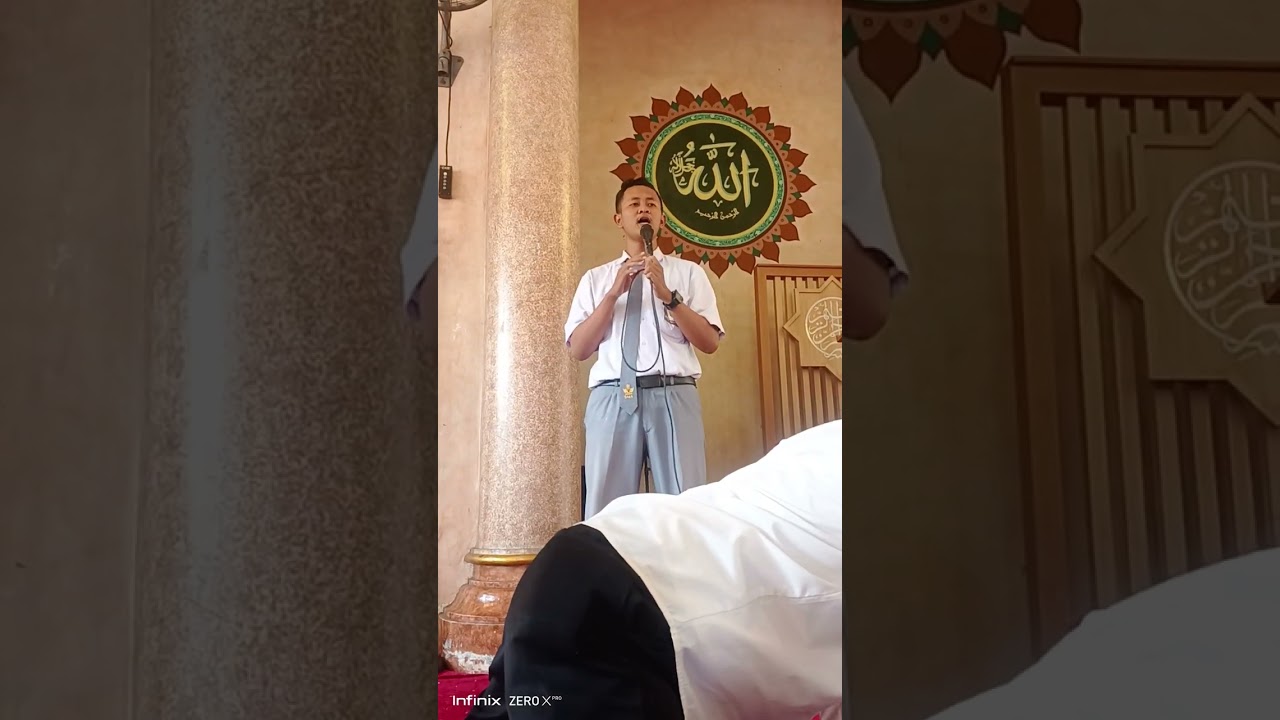 Praktek kultum pesantren khusus yatim Assyafiiyah. Oleh Oji 3 SMA #santrikeren #shortvideo 