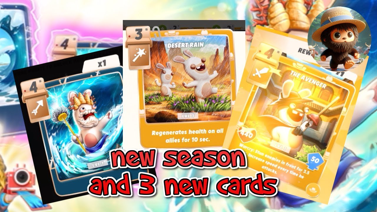 Rabbids Multiverse - new season and with 3 new cards