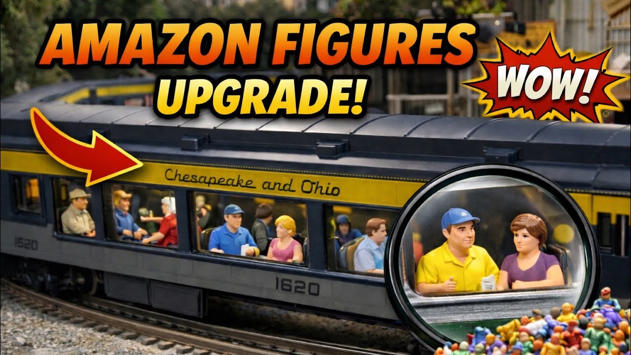 “I Upgraded My Passenger Cars with Amazon Figures (Cheap & Easy)”