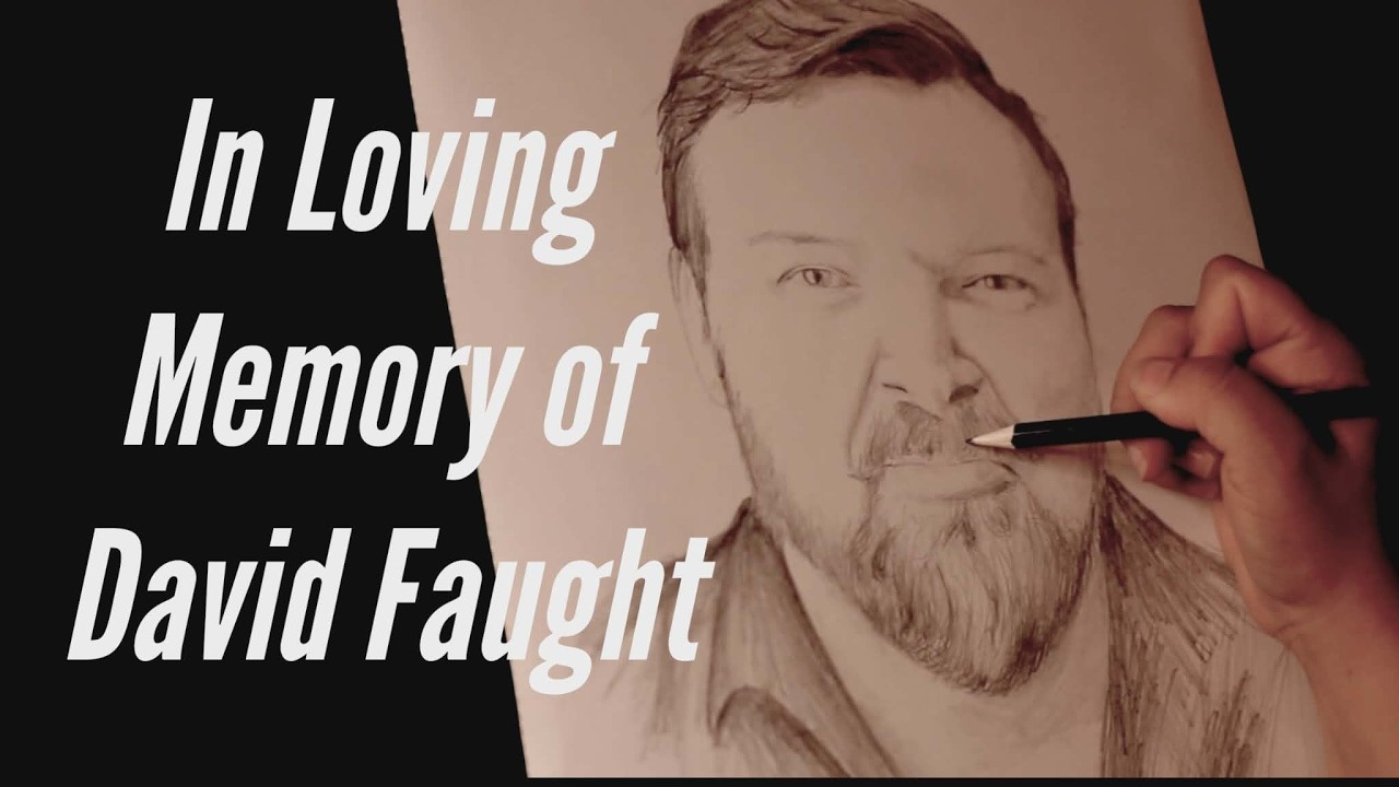 David Faught memorial drawing