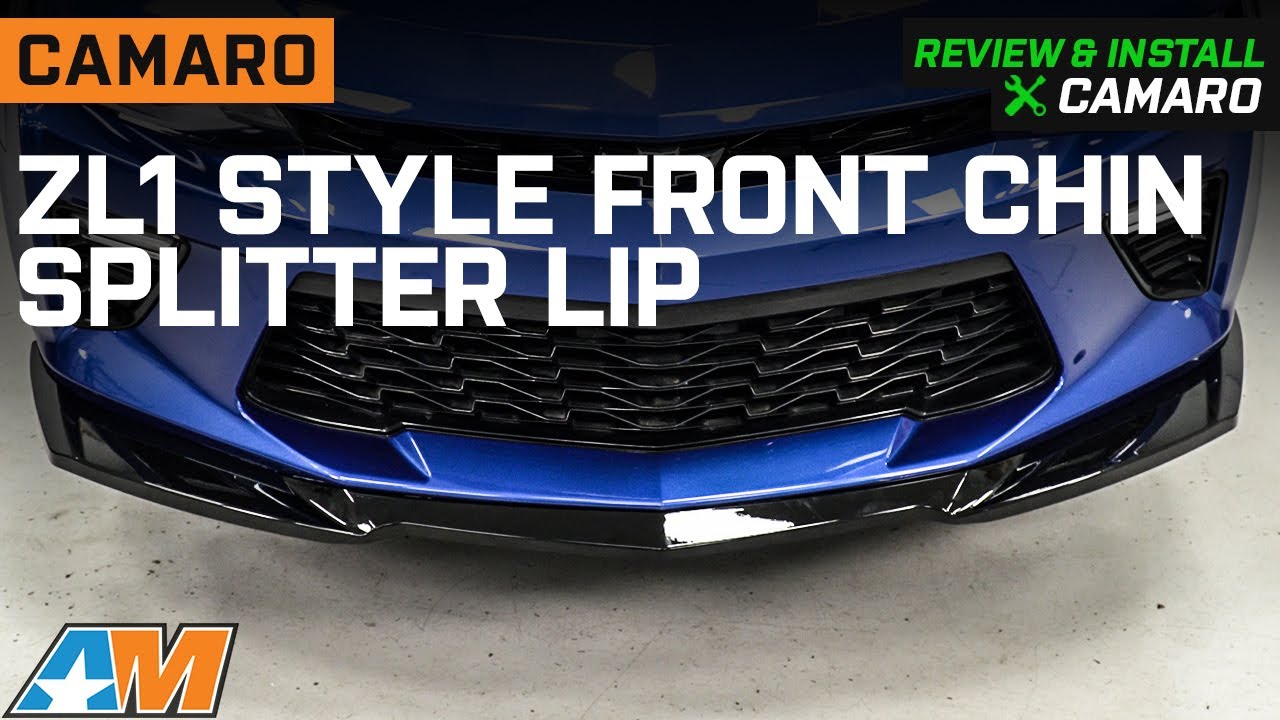 2016-2018 Camaro SS ZL1 Style Front Chin Splitter Lip Review & Install