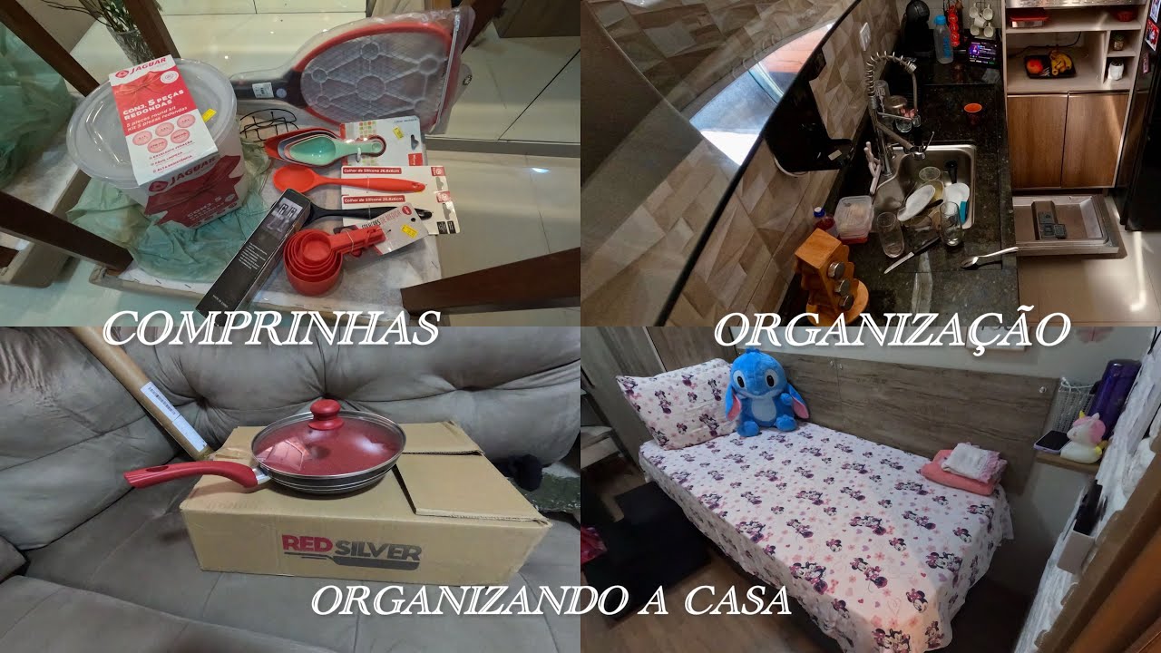 VLOG: ROTINA DE ORGANIZAÇÃO DA CASA| COMPRINHAS | MOSTREI MEU DIA…