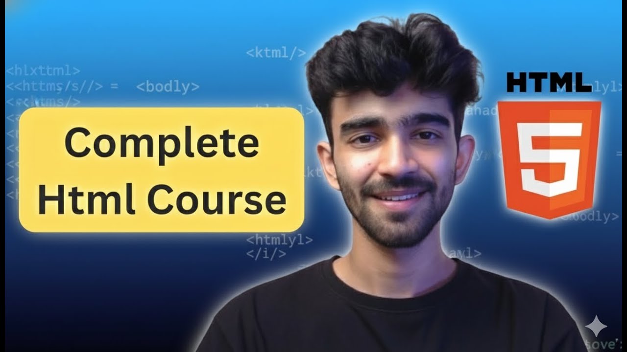 Complete HTML Crash Course — HTML for Beginners (2025)