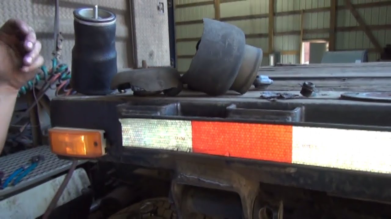 Volvo Vnl sleeper cab air bag replacement