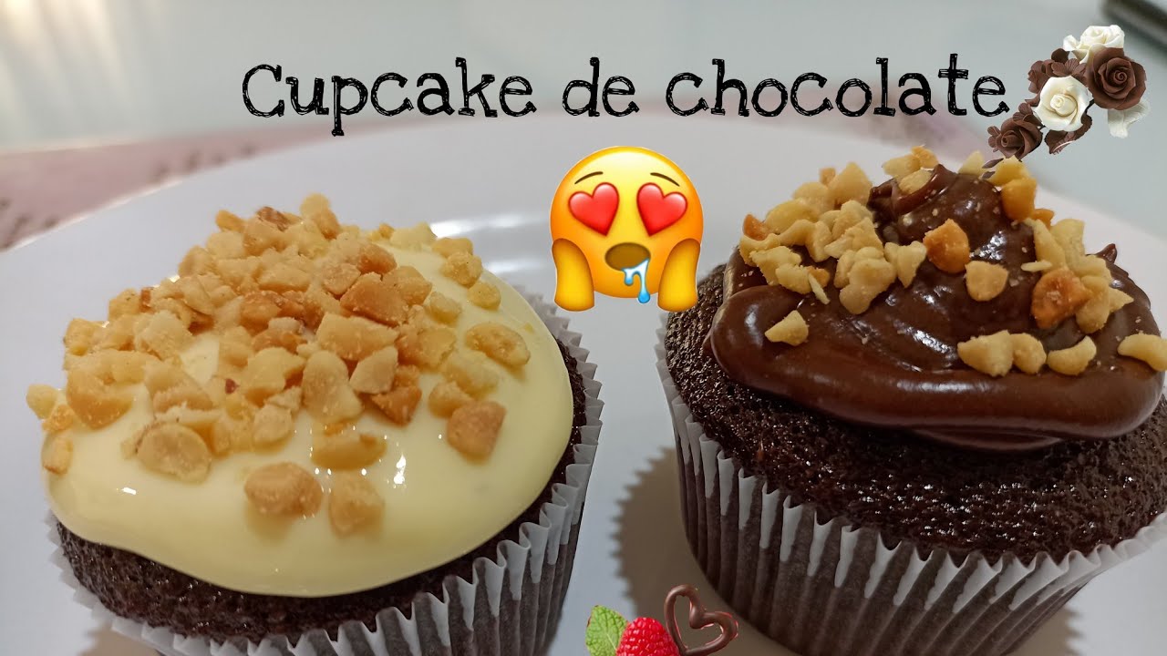Cupcake de chocolate recheado segredo das confeitarias