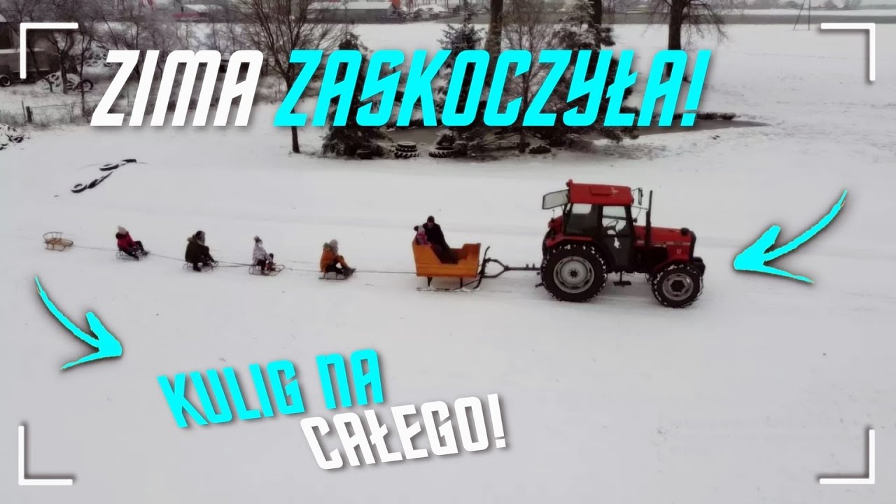 😈!KULIG VLOGAS!😈 Zima zaskoczyła! 🔥To robimy kulig ! Ogień w Szopie!! 🔥