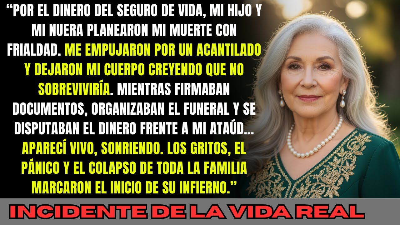 “Mi hijo y nuera me empujaron por mi seguro… luego aparecí vivo”